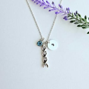 DNA Necklace-Scientist Gift-Biology Gift-Family Member Gift-Chemistry Gift