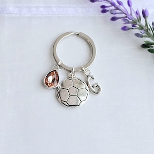 Soccer Ball Keychain-Personalized Soccer Gift-Soccer Team Gift-Soccer Player Keychain
