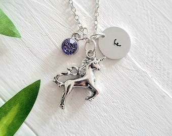 Personalized Unicorn Necklace-Mythical Horse -Unicorn gift for Girls-Unicorn Jewelry-Unicorn lover gift-Unicorn themed gift-Birthday Gift