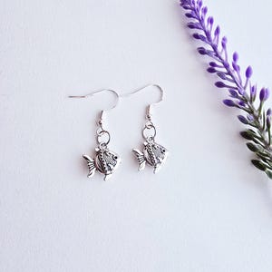 Fish Earrings-Dangle Fish Earrings-Cute Earrings for Women