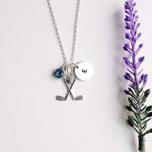 Golf Necklace for Women-Personalized Golf Gift-Golf Lover Gift-Golf Jewelry-Gift for Golfer