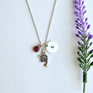 French Horn Necklace-French Horn Gift-Musician Gift-Musical Necklace-Band Member Gift