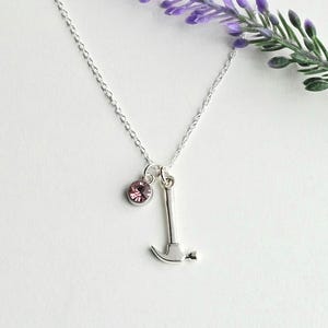 Hammer Necklace-Tool Necklace-Interior Designer Gift-Jewelry for Women-Construction Jewelry