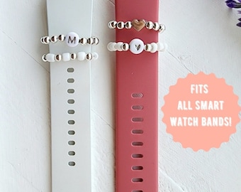 Watch Band Charms-Smart Watch Charms-Watch Accessories-Gift for Women-Smart Watch Jewelry-Stackable Watch Charms-Beaded Watch Charms