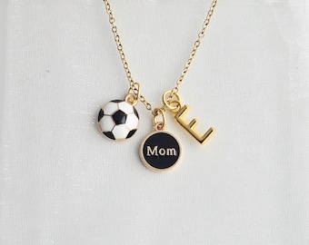 Soccer Mom Necklace-Soccer Mom Gift-Sports Mom Necklace-Soccer Jewelry