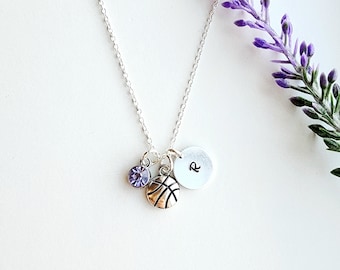 Basketball Necklace for girls-Basketball team gifts-Basketball Necklace for Women-Basketball Necklace-Basketball Jewelry