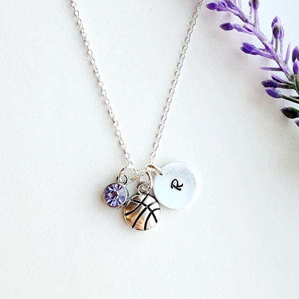 Basketball Necklace for girls, Basketball team gifts-Basketball Necklace for Women-Basketball Necklace-Basketball Jewelry