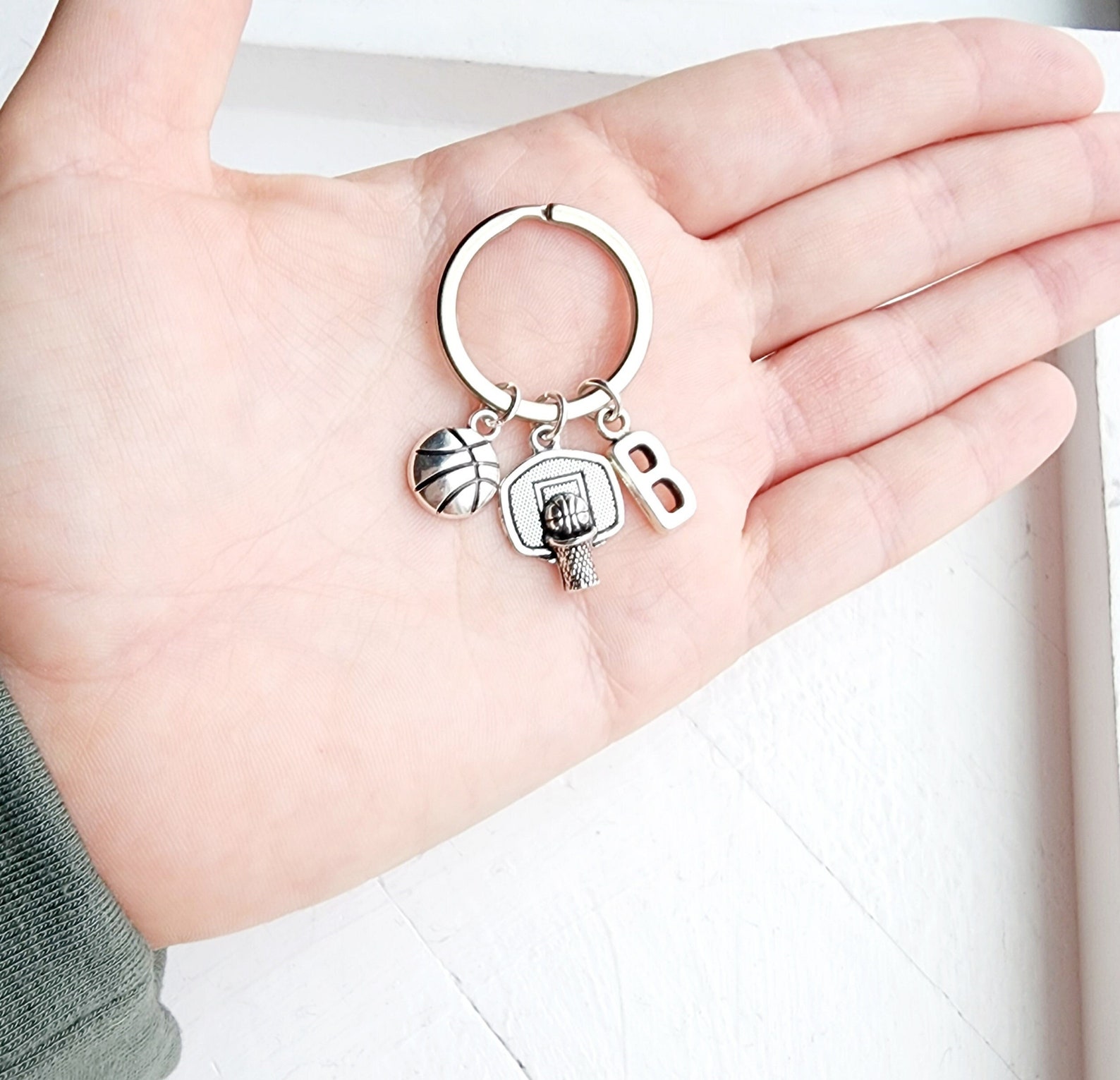 Basketball Keychain-basketball Gift for Girls-personalized Basketball ...