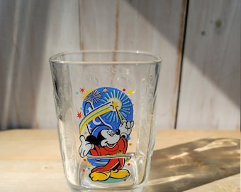 2000 Mickey Mouse Disney World Glass, McDonalds Millennial Cup