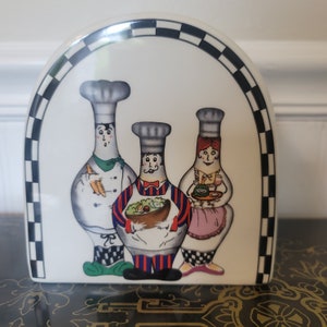 TRISA Ceramic Chef Napkin Holder