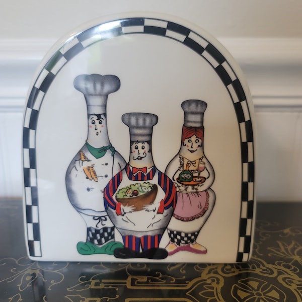 Ceramic Lady Napkin Holder Etsy