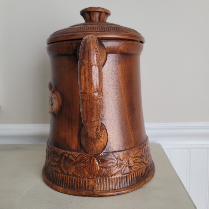 Vintage Large Treasure Craft Coffee Pot Cookie Jar/ Percolator Etsy