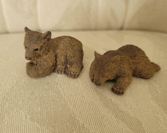 Adorable  Bear Cub Figurines/ Vintage Bear Cubs