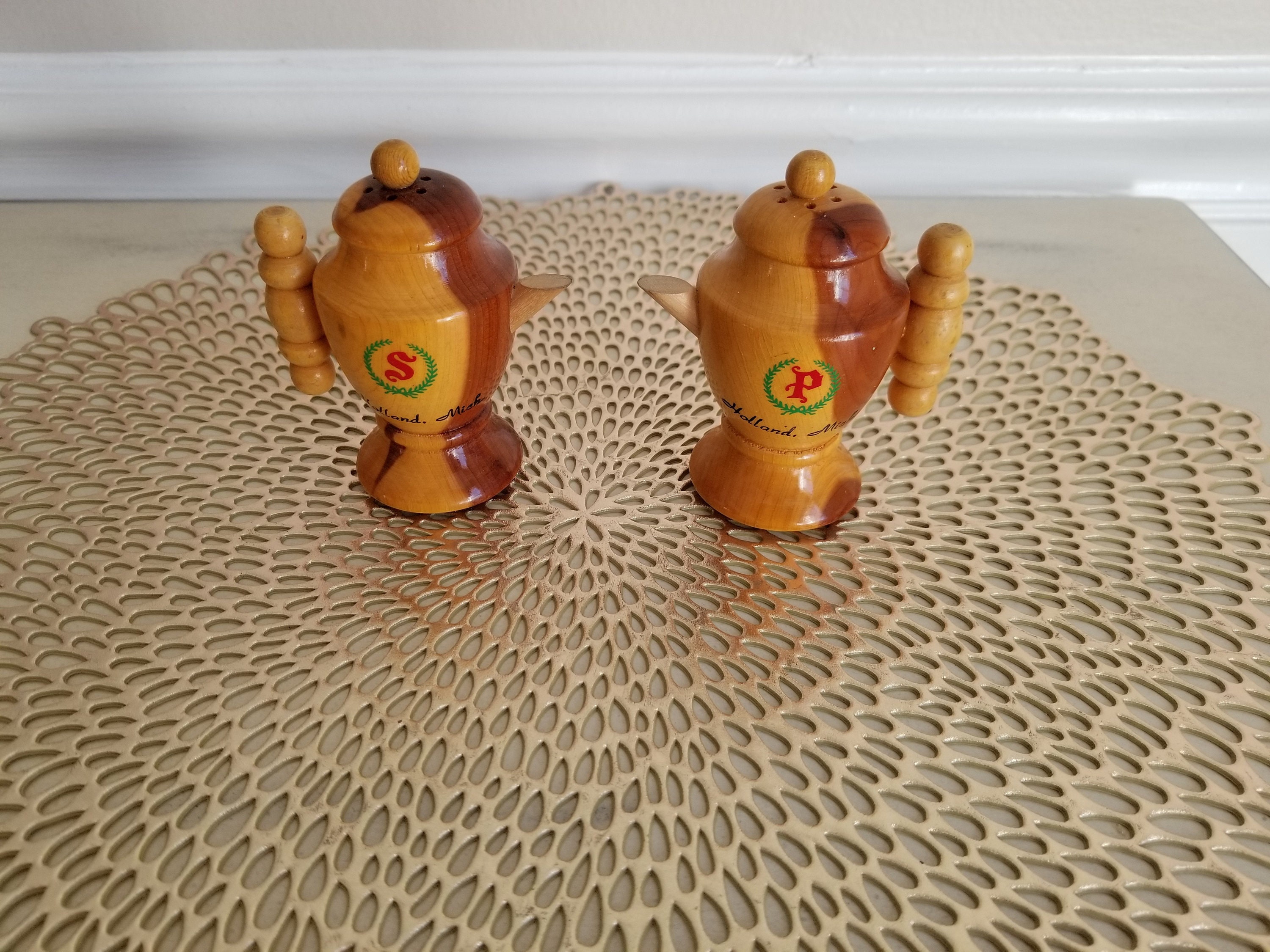 Vintage Metawa Pewter Holland Salt And Pepper Shakers atelieryuwa