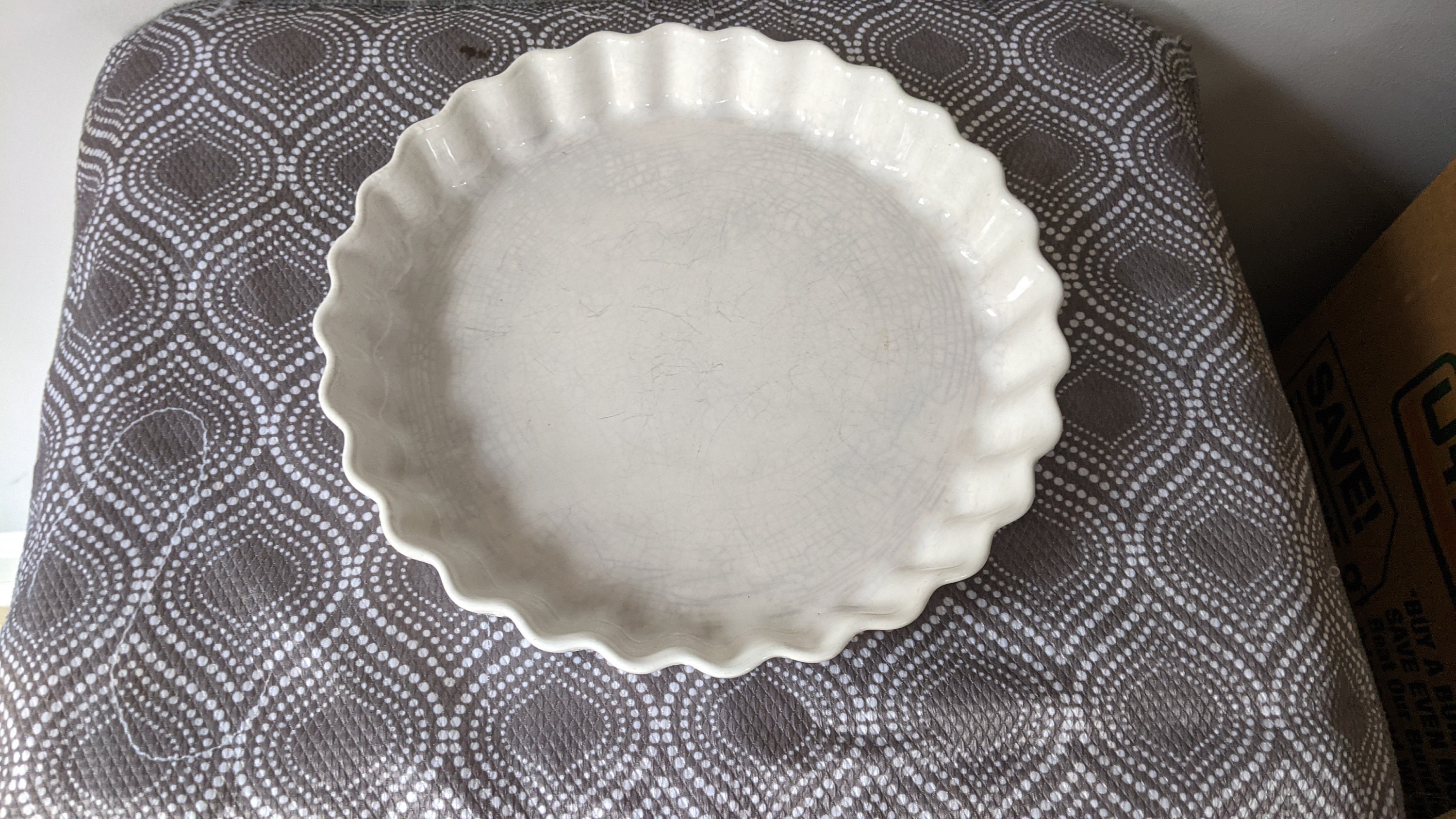 Vintage Quiche Pan 10 Ceramic Japan Etsy