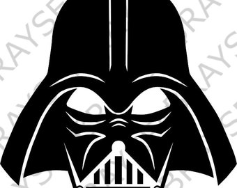 Dark Vador Contour SVG PNG