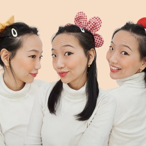 diy flower hair chouchou, diy star hair chouchou, diy heart hair chouchou