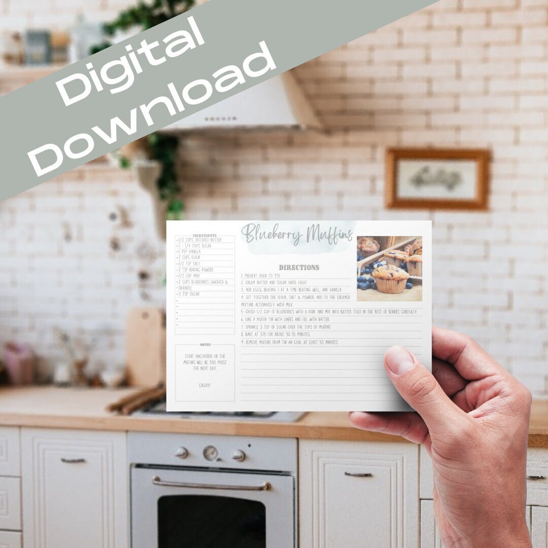 Editable Recipe Template W/ Bonus Cover Page - Make Your Own Cookbook ...