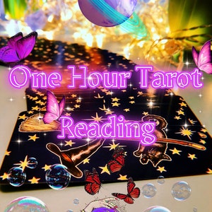 One Hour Tarot Legung - One-on-One Video Call Legung | Ihre Fragen werden beantwortet