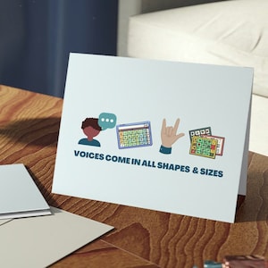 SLP Note Cards for Your Voice Matters Speech Danke Karten für Sonderpädagogik Geschenk für Logopäde Note Card für Slp Geschenk für SPED
