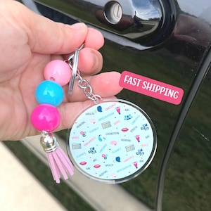 Speech Keychain for SLP Gift for Speech Therapist Scope of Practice SLP Keychain for Speech Language Pathologist Gift for New SLP Present