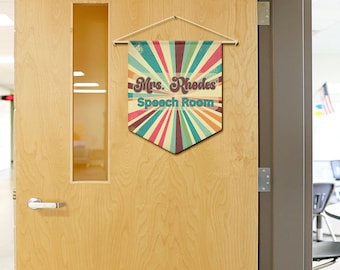 SLP Room Decor for Speech Therapy Room Sign for SLP Room Sign for Speech Therapist Office Name Sign for Speech Room Personalized Sign