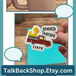 Speech Perception Sticker Funny SLP Sticker for Speech Language Pathologist Sticker for SLP Gift ...