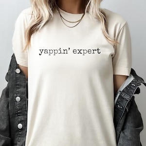 Yappin Expert Shirt for SLP Gift Speech Language Pathologist Quote Shirt for Speechie Humorous Gift for New Speech Therapist T-shirt SLPA