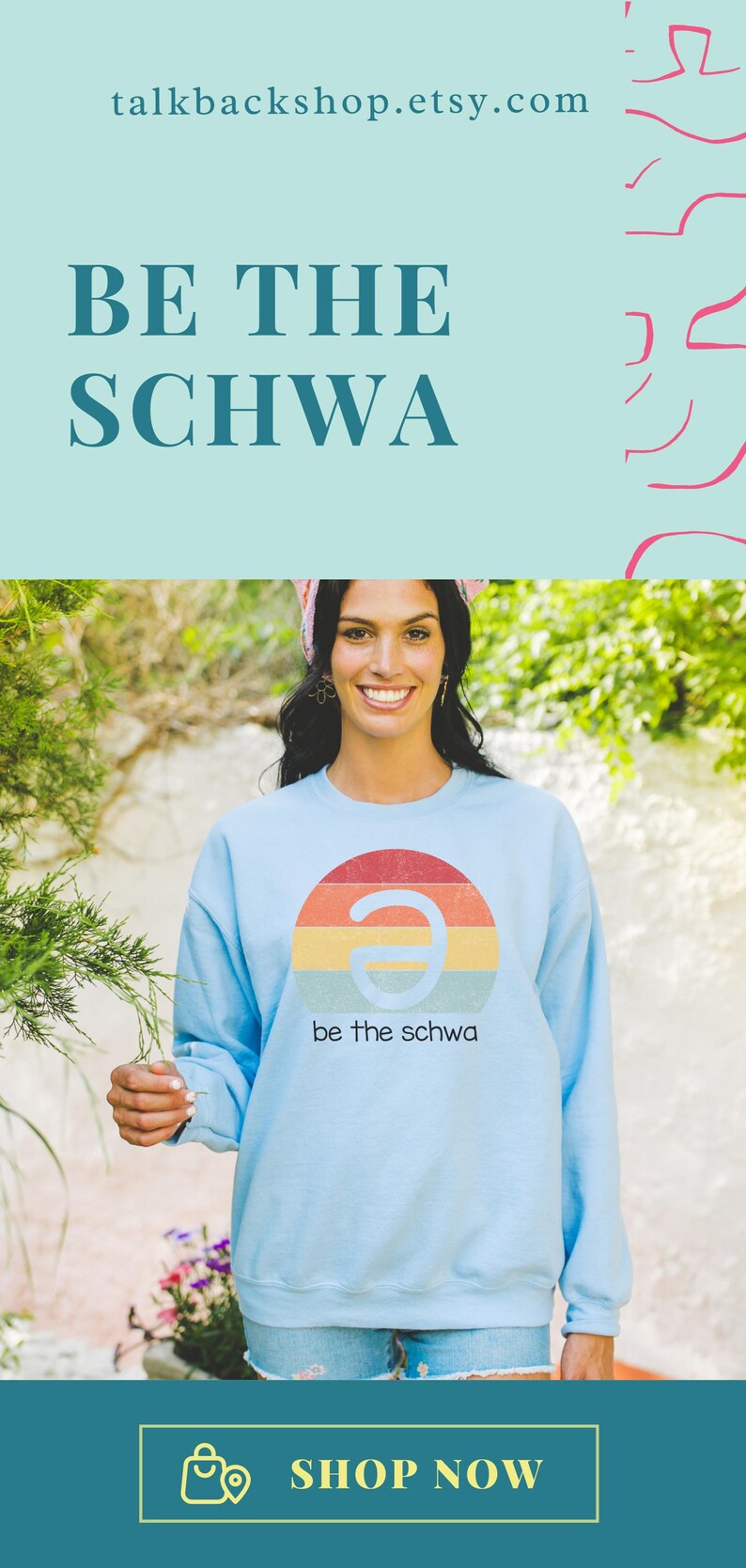 Schwa SLP Sweatshirt for Speech Language Pathologist Pullover Be the