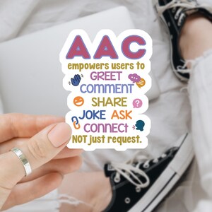 AAC Community Support Material Visual Communication Aid Speech Therapy Tool AAC Awareness Resource Weather Resistant Design SLP Learning Support System Classroom Development Aid Special Education Essential Educational Material