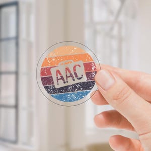 Sticker de sensibilisation à la CAA pour orthophoniste Cadeau pour décoration orthophoniste Sticker pour orthophoniste pour appareil de CAA Sticker pour discours