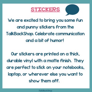 Slp Sticker Silly Funny SLP Sticker for Speech Language Pathologist Sticker for SLP Gift ...