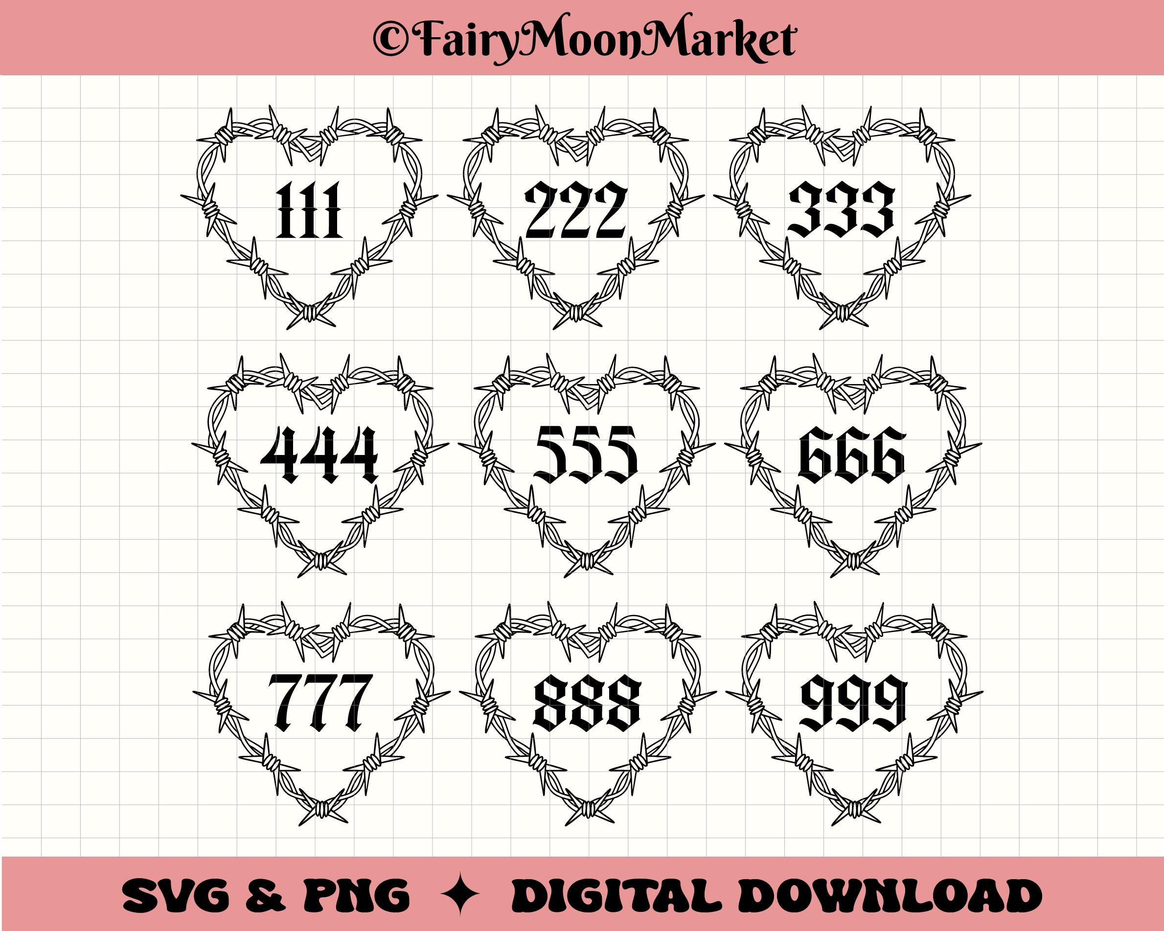 777 tattoo stencils - etsy