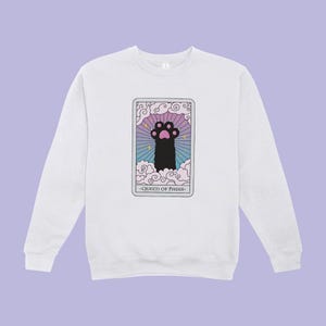 Queen of Paws Katzen-Tarot-Karte PNG - Mystischer digitaler Download für Cricut, Sublimation, Shirts & Aufkleber Bild 5