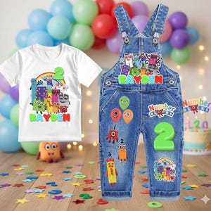 Number Blocks Customized Birthday Outfit