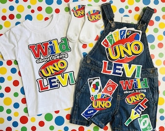 Completo personalizzato UNO per il compleanno - Pantaloncini