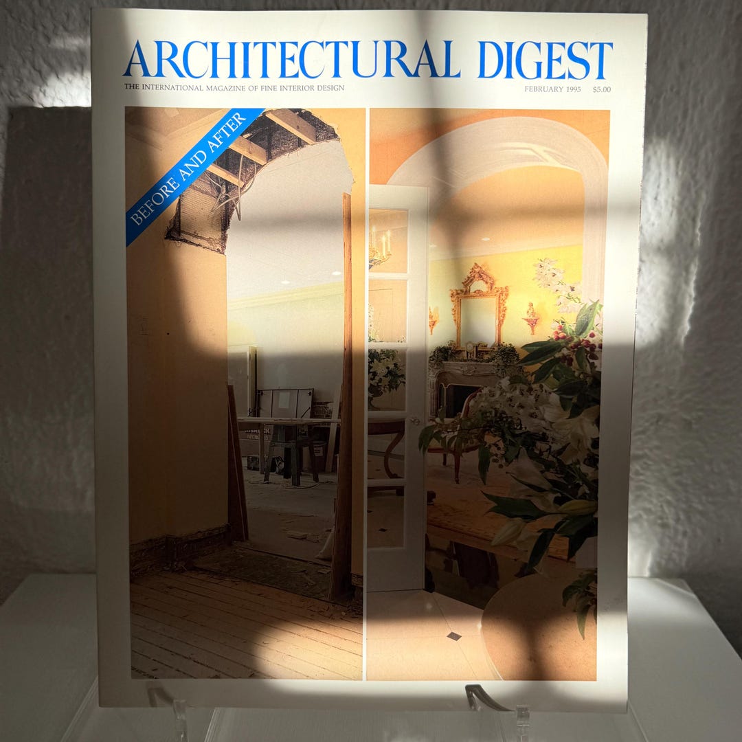 1990’s Architectural Digest Magazines / Interior Design / Chic ...