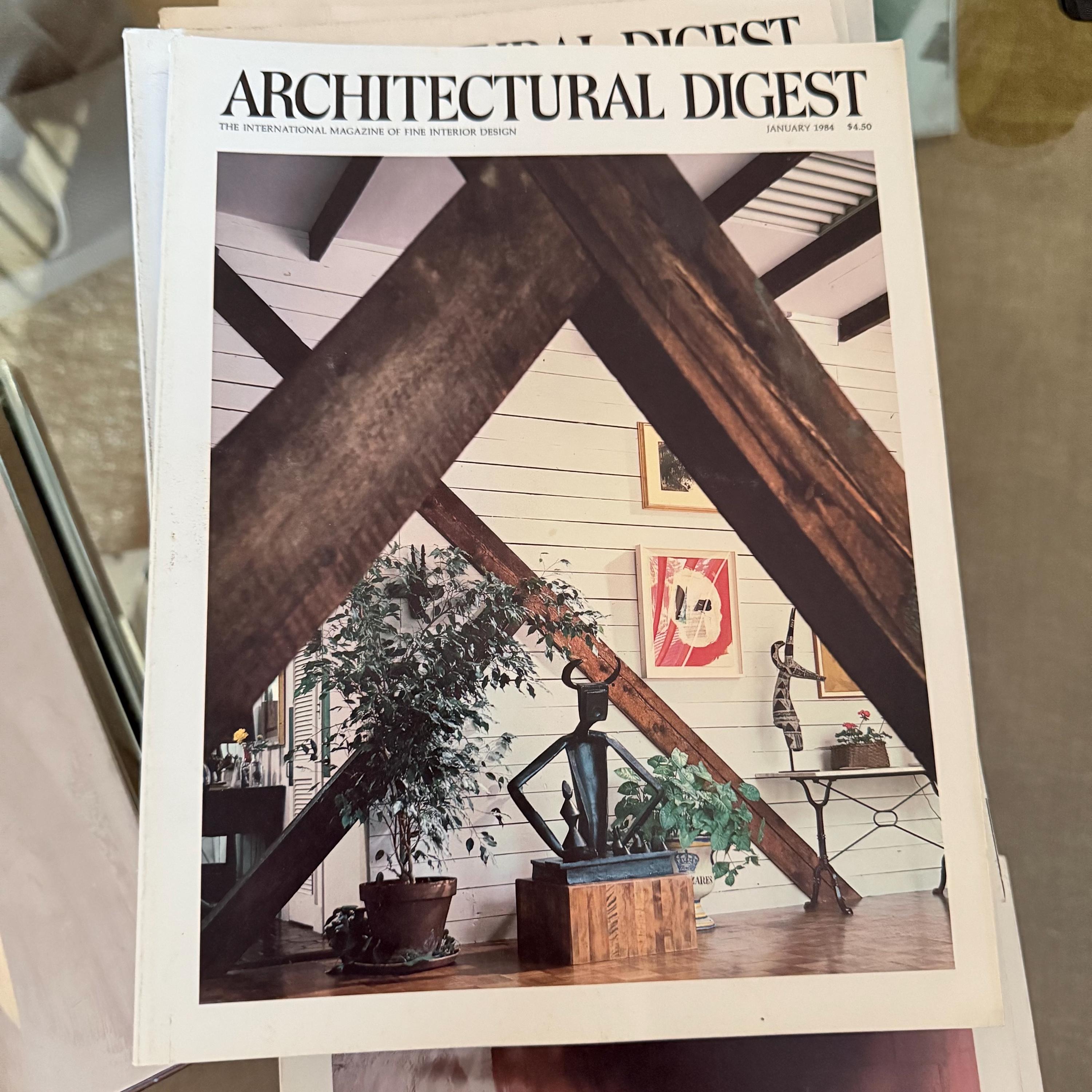 1984 Architectural Digest Magazine Issues / Interior Design / Chic ...