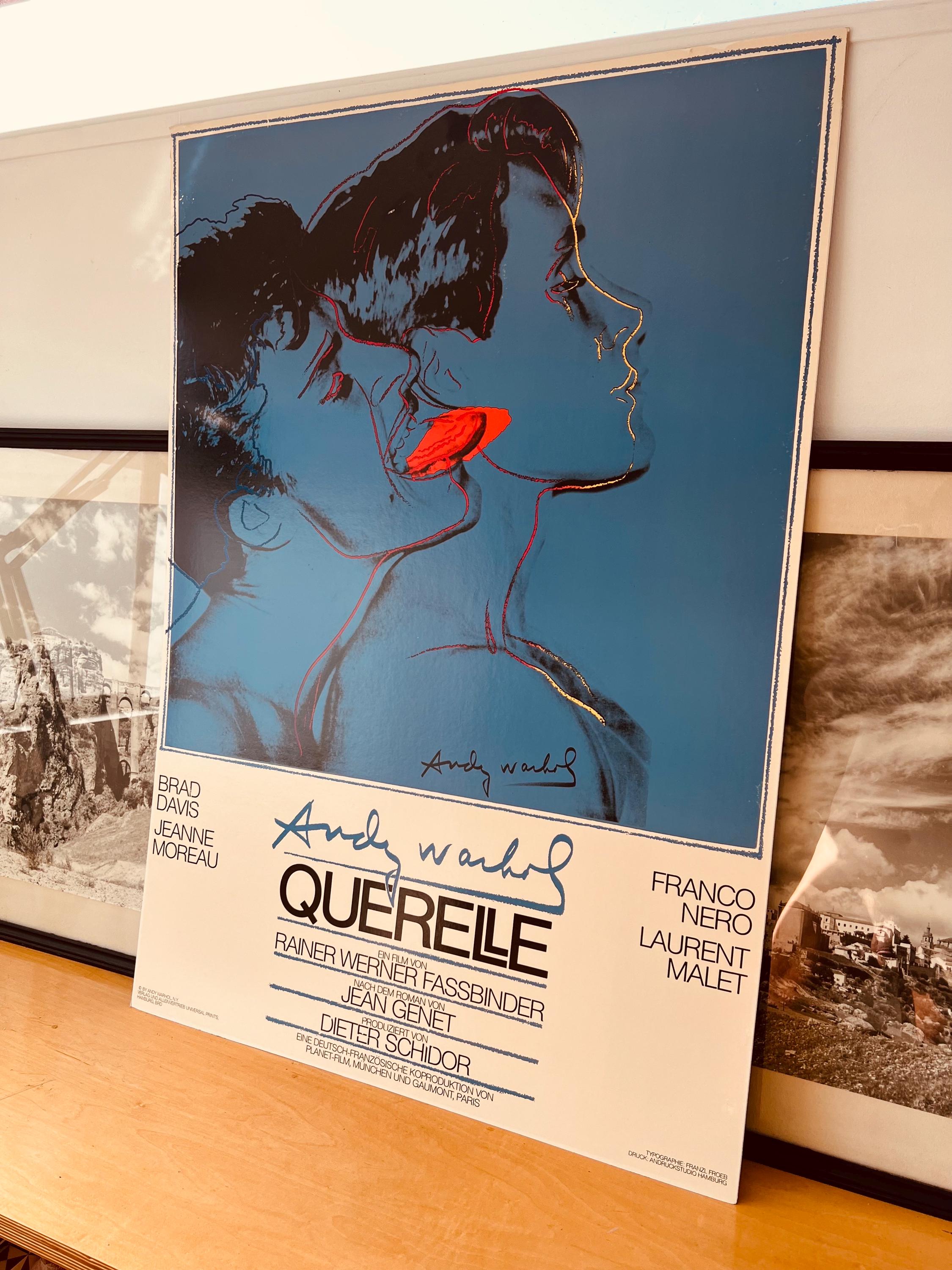 1983 Print // Andy Warhol Querelle Poster - Etsy