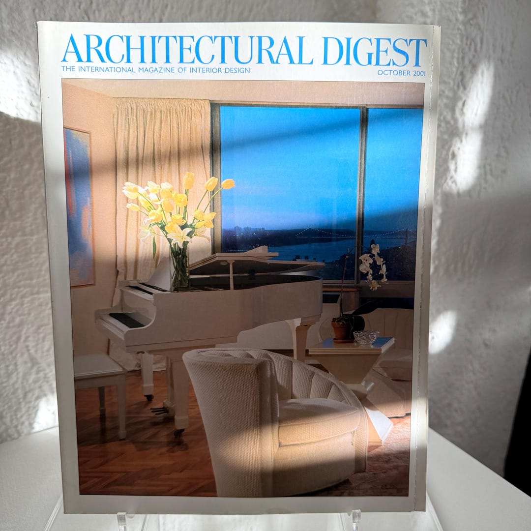 2000-2001 Architectural Digest Magazines / Interior Design / Chic ...