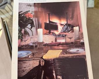 1984 Architectural Digest Magazine Issues / Interior Design / Chic / Vintage AD