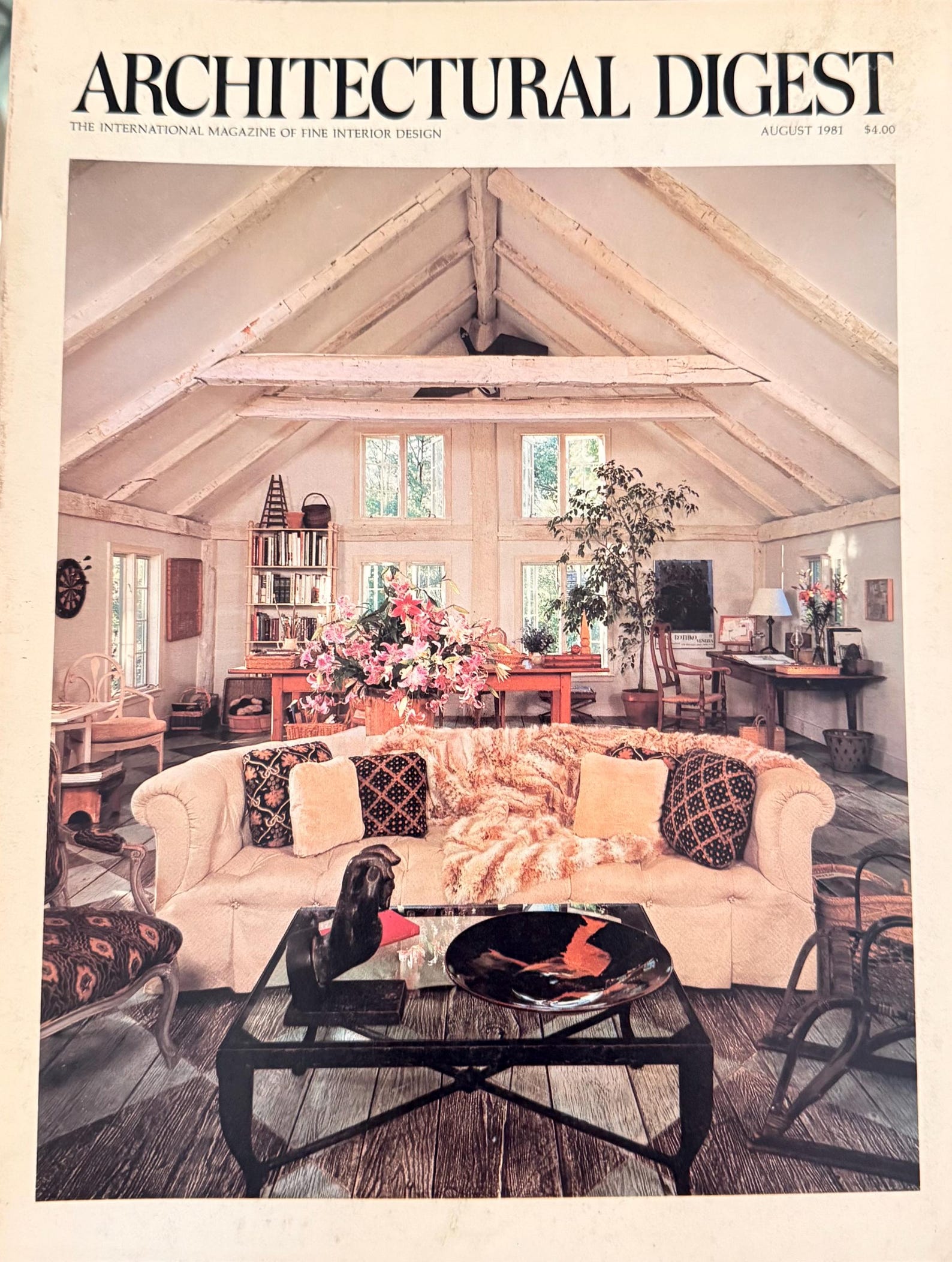 1980-1981 Architectural Digest Magazines / Interior Design / Chic ...