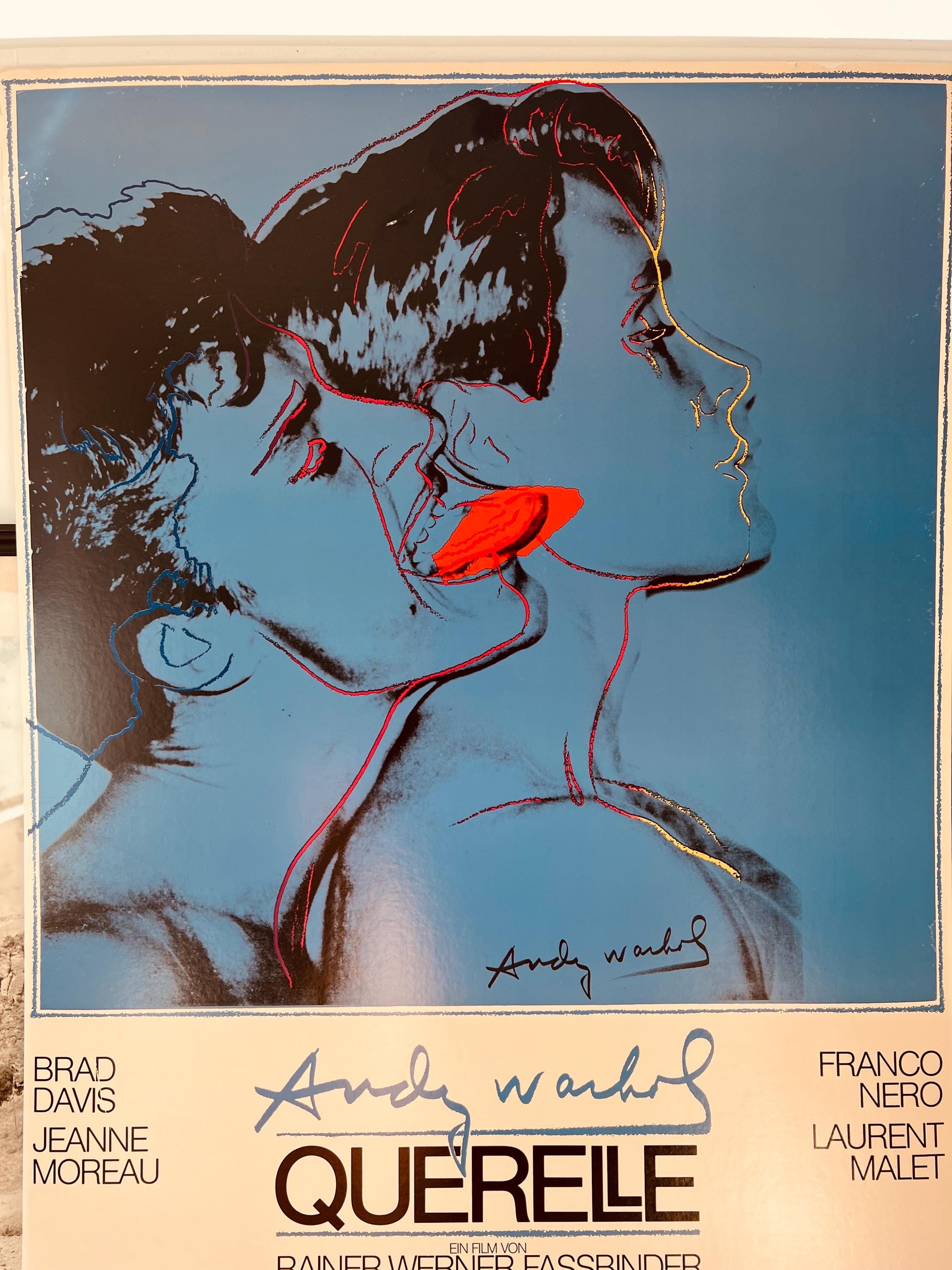 額装済/Querelle/Andy Warhol/ヴィンテージ アートポスター Amazon.com: Andy Warhol Querelle Blue 39