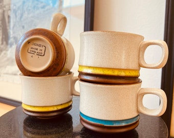 Vintage Denby Pottery / Ceramic Mugs / Potters Wheel Vintage Denby Pottery / Ceramic Mugs / Potters Wheel