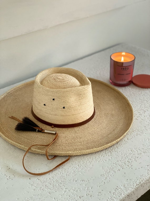 Blonde Wide Brim Hat
