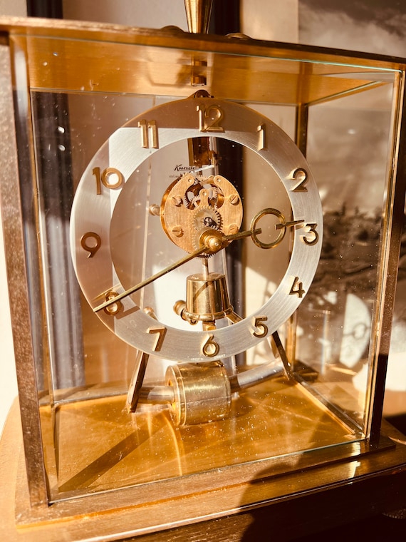 ⛰GlasFliesenmalerei 【Novembertag】 M.Horn Kundo Anniversary Clock Etched Glass Kieninger & Obergfell