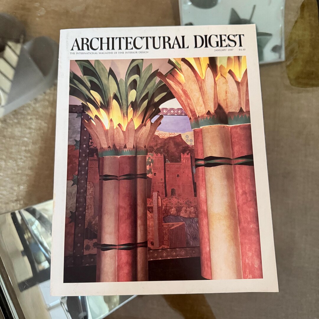 1986 Architectural Digest Magazine Issues / Interior Design / Chic ...