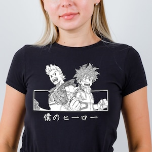 Unisex Mirio & Deku shirt, My hero academia, manga panels, my hero academia shirt, boku no hero academia shirt, izuku midoriya, Mirio togata