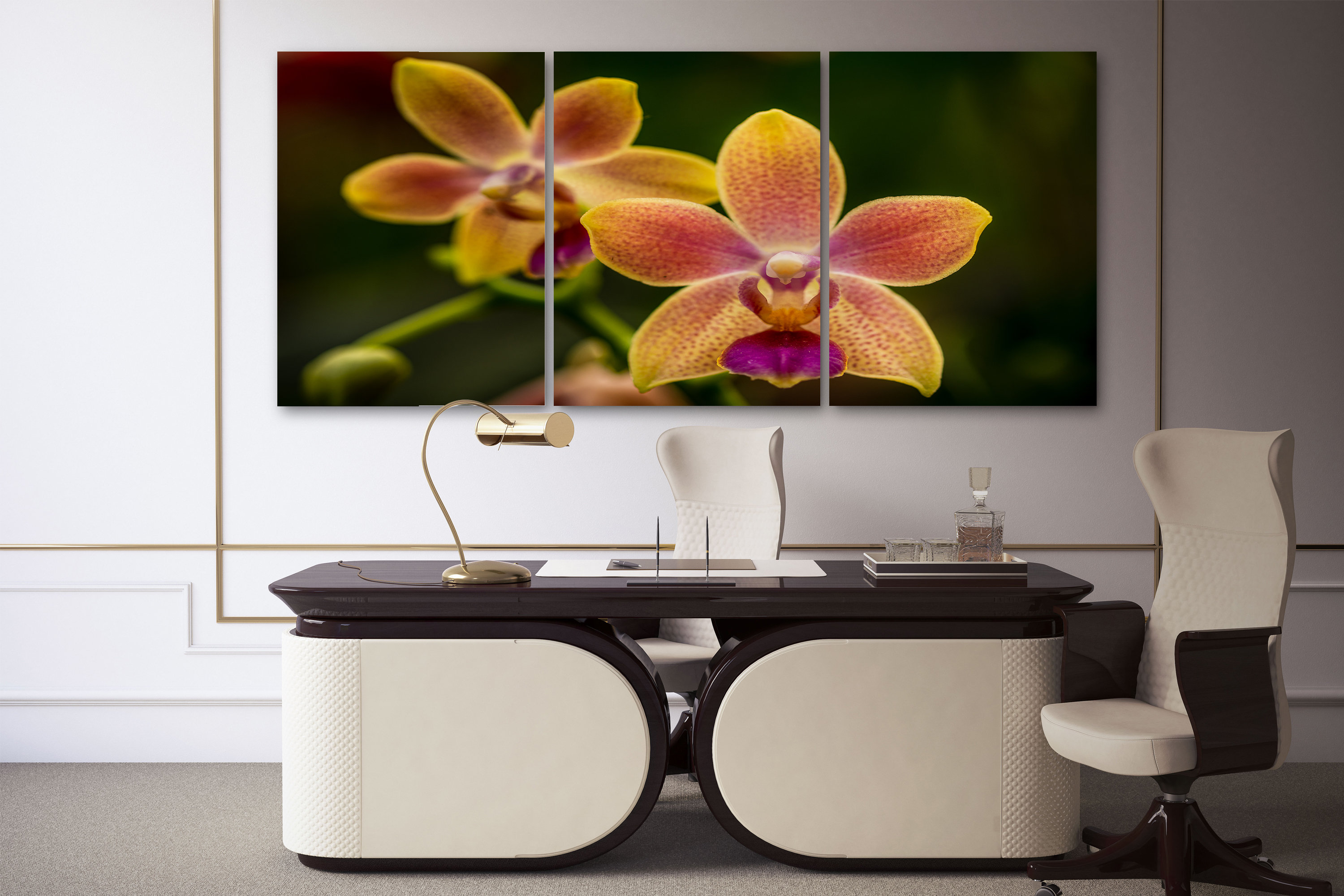 Canvas Wallart Prints Orchidée Poster Fine Art Photographie Grande Taille Extra Large Floral Impress