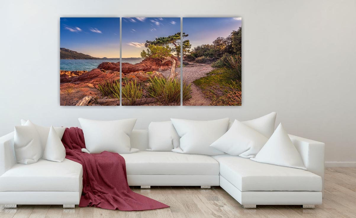 Fine Art Photographie Paysage Corse Extra Grande Taille Décoration Maison Impression de Toile Décor 